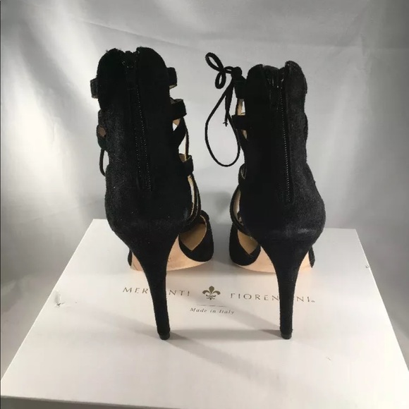 Mercanti Fiorentini Ghillie Black Heels (NIB) - Picture 4 of 8